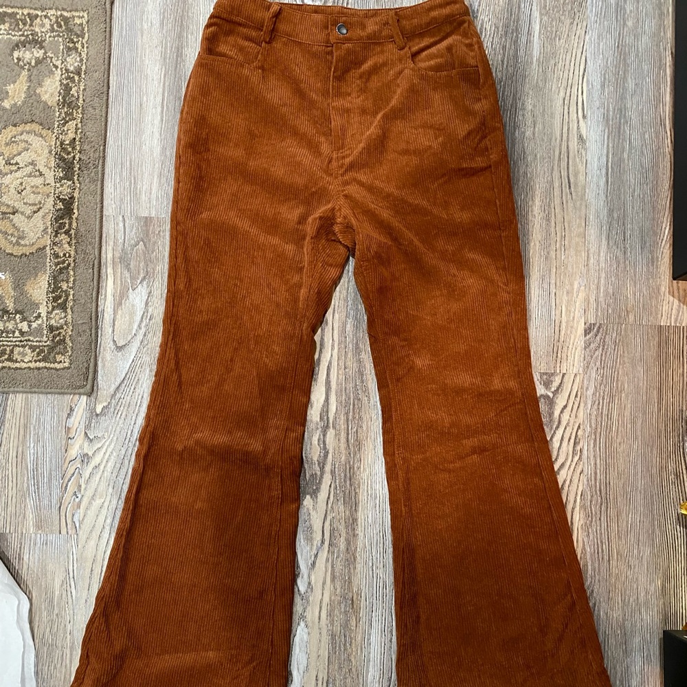 Rust, Bootleg Cordaroy Pants